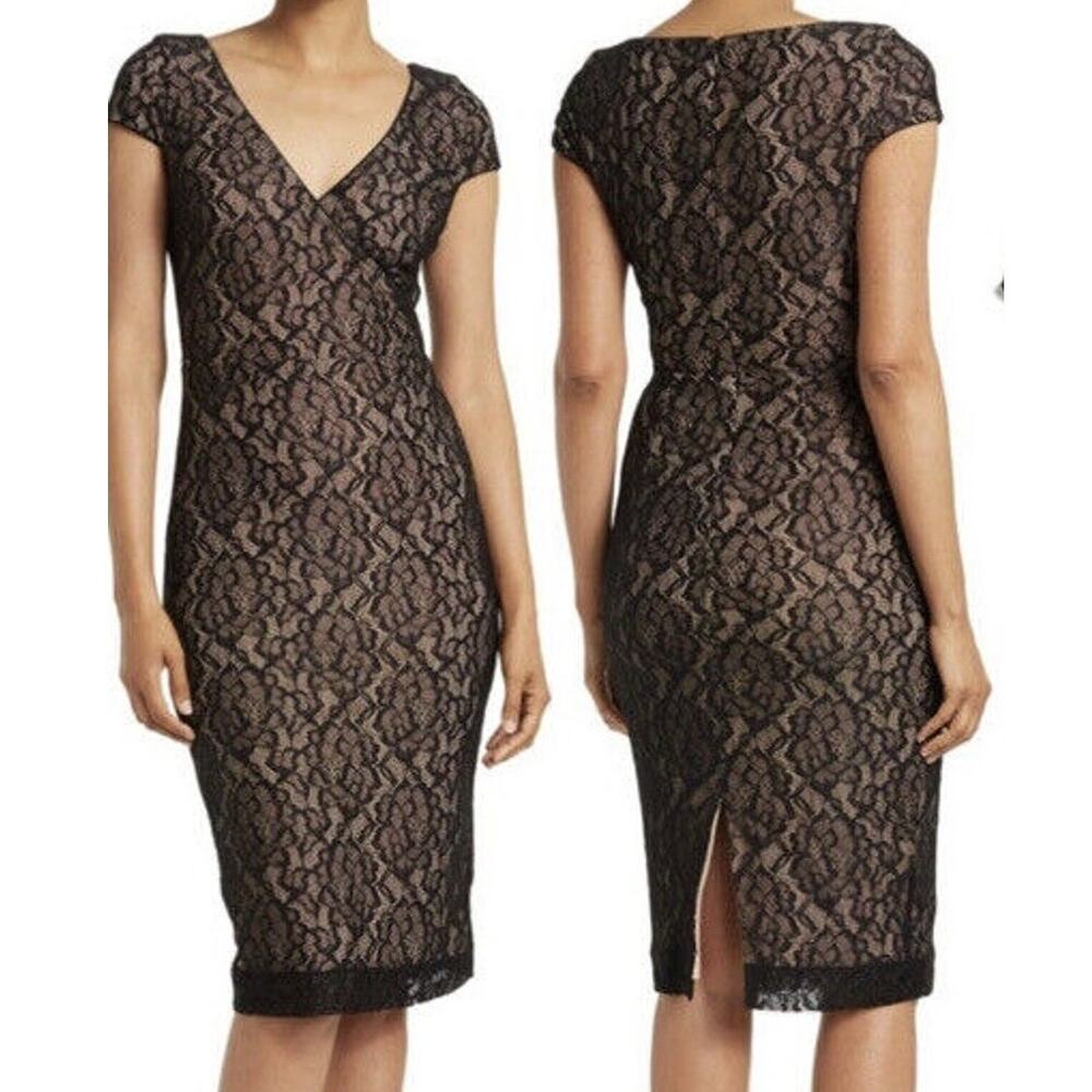 Dress the Population Lace Mini Dress New
